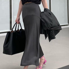 Load image into Gallery viewer, Elegant High Waist Slim Waist Mermaid Midi Skirt
