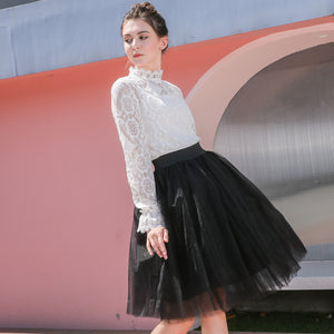 5 Layers Puffy Tutu Tulle Skirt