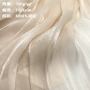 75gsm Shiny Flowing Satin Organza Fabric