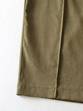 Load image into Gallery viewer, 2022 Autumn New Design Cotton Linen Slit Belted Pencil Skirt
