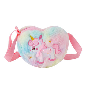 Sweetheart Unicorn Cute Plush Cartoon Sling Bag