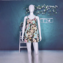 Load image into Gallery viewer, Spaghetti Strap Floral Tie Dye Beach Wear Playsuits
