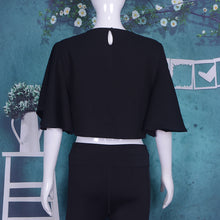 Load image into Gallery viewer, Batwing Sleeve Crop Top Sunproof Beachwear Cover Up
