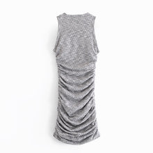 Load image into Gallery viewer, Sexy Slim Sleeveless Jacquard Rib Casual Dress
