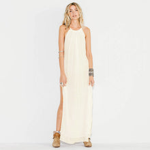 Load image into Gallery viewer, New stylish dresses women beach bohemian clothing split maxi backless dress sexy

