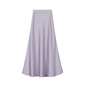 High Waist Satin A Line Mermaid Skirt