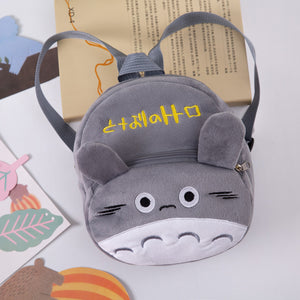 Cartoon Children Furry Toy Small Schoolbag Kindergarten Backpack