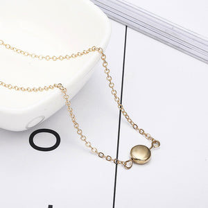 Multiple-layer Short Long Dot Crystal Pendant Collarbone Necklace