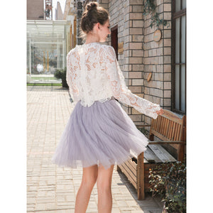 Princess Big Flare Puffy Tulle Skirt