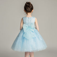 Load image into Gallery viewer, 110-170cm Kids Princess Dress Junior Girls Puffy Tulle Dress Kinder Garten Performance Dress
