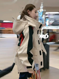 Woman Oversized Casual Outdoor Jacket
