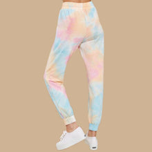 Load image into Gallery viewer, 2020 Amazon Hot Sale Factory Wholesale Tie Die Printed Casual Sweatsuits Sports Gym Sweatshirt and Sweatpants
