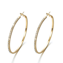 Load image into Gallery viewer, Hot Sale Vintage Rhinestone Alloy Big Circle Earrings
