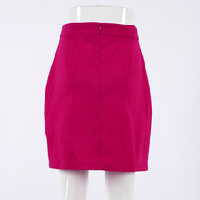 Load image into Gallery viewer, OL Rose High Waist Mini Slit Short Skirt
