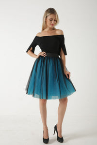 5 Layers Puffy Tutu Tulle Skirt