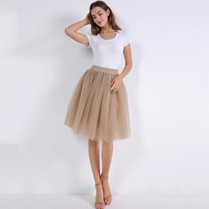 5 Layers Puffy Tutu Tulle Skirt