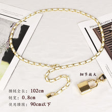 Load image into Gallery viewer, Elegant Clothing Thin Metal Chain Ornament Belts
