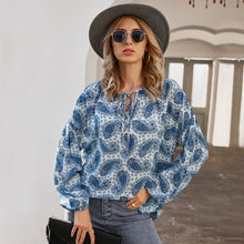 Load image into Gallery viewer, Oversized Bohemian Long Sleeve Casual Blouse
