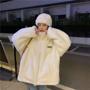 Faux Sherpa Oversized BF Shearling Coat