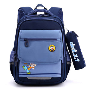 Kids Cartoon Backpack 2-4 Grade Primary Schoolbag