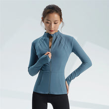 Load image into Gallery viewer, Women Hooded Running Gym Yoga Fitness Jackets
