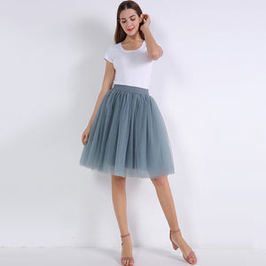 5 Layers Puffy Tutu Tulle Skirt